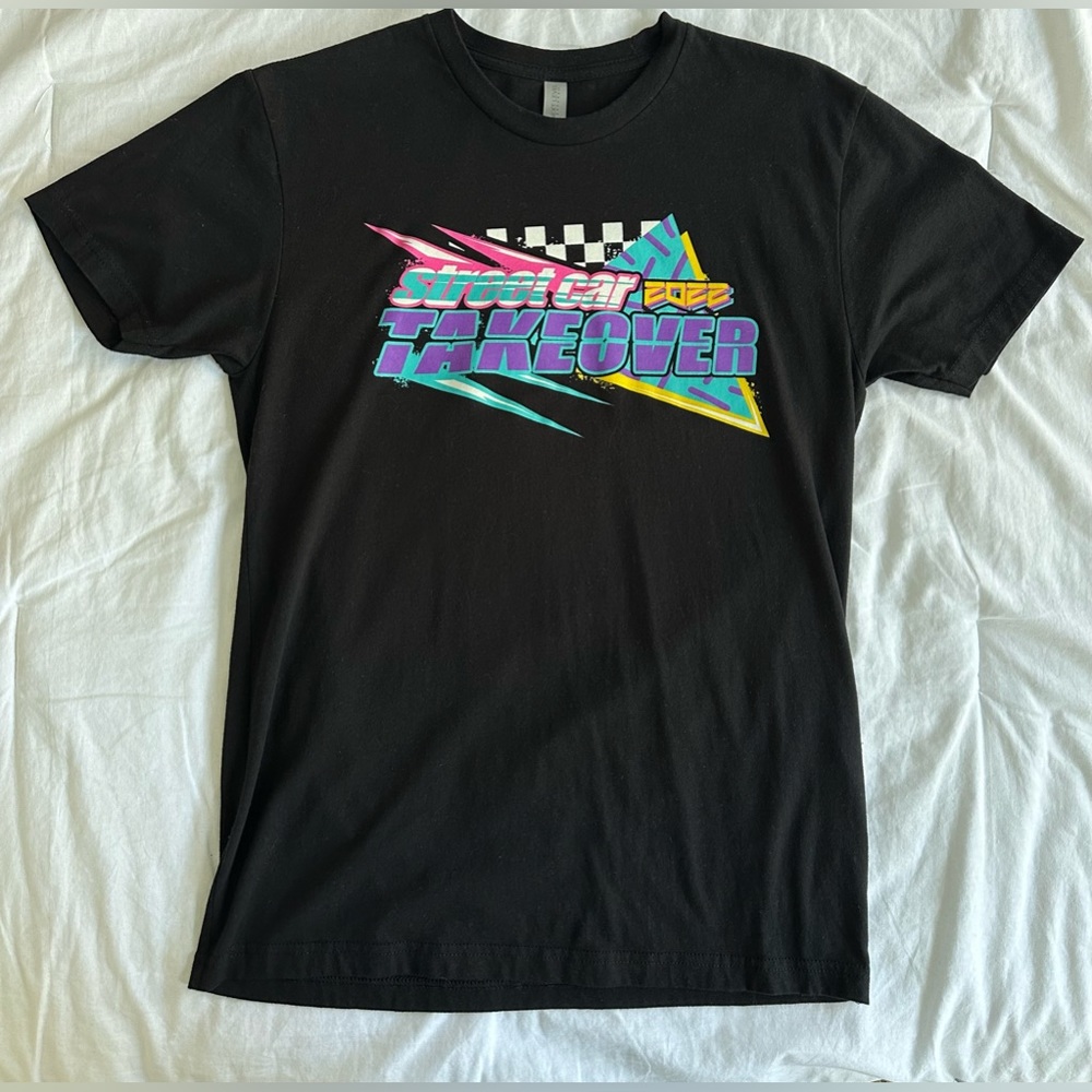 ✨ SOLD ✨ EUC Street Car Takeover 2022 Black Short Sleeve T Shirt Womens Small